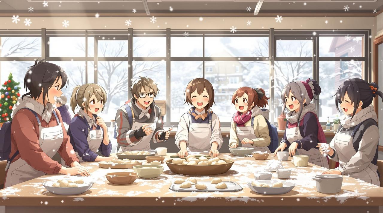 星芽短剧电视版 二年三班的日常 第12集 冬至包饺子